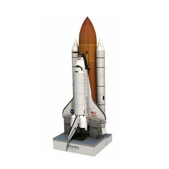 Military Aviation Model Space Shuttle Atlantis Paper Model Unassembled Kit Military DIY Kit