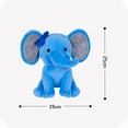 thumbnail image 2 of TheFound Jouets Moelleux pour Enfants Peluche en Forme d'Éléphant Multicolore, 2 of 9