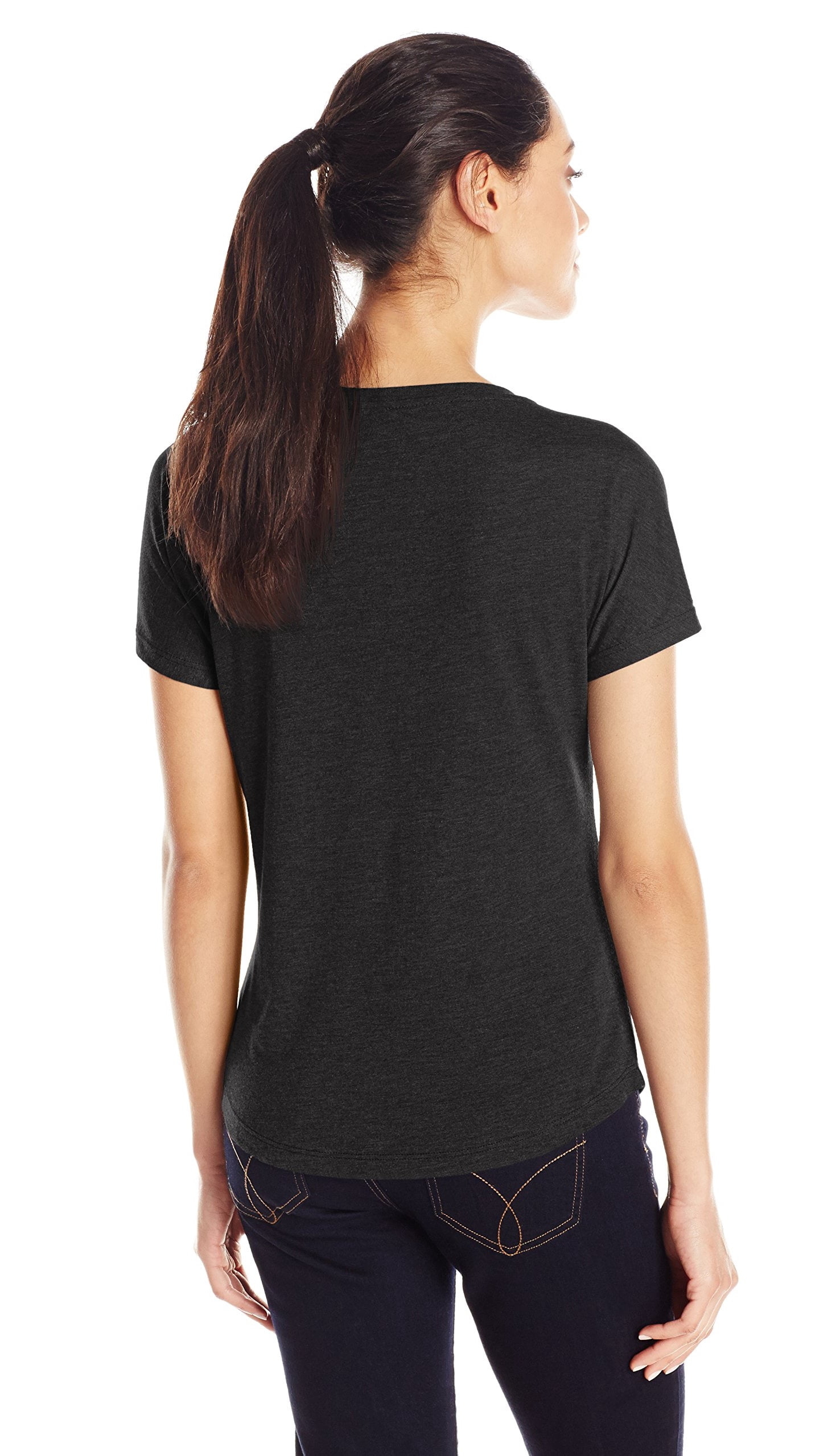 Women's Tri-Blend Scoop Neck Dolman Sleeve Top