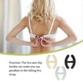thumbnail image 4 of 3 Pieces Bra Strap Clips Webbing Underwear Converter Non-slip Buckle Slide Freely Intimates Accessories for Girls, 4 of 6