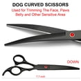 thumbnail image 3 of Kit de tijeras de peluquería canina TINMARDA Professional 5 en 1, color negro, 3 of 6