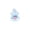 A004- D, variant on Mini Halloween Ghost Squishy Toy with Soft Squeezable Material and Cute Waving Design, Translucent Light Blue, for Kids and Adults Halloween Party Favors, Squeeze Toy