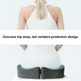 thumbnail image 4 of Seat Cushion, Office Chair Cushions Butt Pillow for Long Sitting, Memory Foam Chair Pad for Back, Coccyx, Tailbone Pain Relief 12.59*18.11*16.54in, 4 of 16