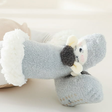 

Cathalem Boys Stuff Children s Long Tube Socks Lamb s Wool Baby Floor Socks Thickened Baby Socks Winter New Warm Thick Baby Sock Socks Grey 1-3 Years Toddler