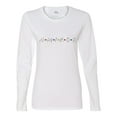 thumbnail image 2 of Friends Amigos Parody Pop Womens Graphic Long Sleeve T-Shirt, White, X-Large, 2 of 3