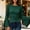 A1_Green, variant on VISALY Womens Bell Long Sleeve Ribbed Knit Sweater Tops Trendy Boat Neck Cropped Going Out Shirts Ruched Slim Fit Casual Layer Pullover Sweater Business Casual Work Blouses Cute Fall Outfit Black L