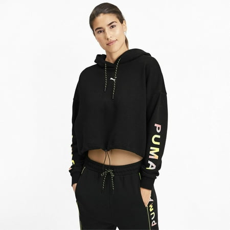 [595224-01] Womens Puma Chase Cropped Hoody