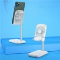 thumbnail image 1 of stanreset Support de Bureau de Téléphone Intelligent Réglable avec Ventilateur de Refroidissement USB Support de Téléphone Pliable Support de Téléphone Intelligent N ° 2, 1 of 6