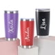 thumbnail image 2 of Personalized 20 OZ Tumbler, Custom Travel Mug, Laser Engraved Tumblers, Stainless Steel water cup, Insulated Bridesmaid Tumbler, 2 of 5