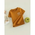thumbnail image 6 of ZINTAOZT Kids Toddler Short Sleeve T-Shirt Pumpkin Patch Casual Pullover Boys Girl Thanksgaving Halloween Tee Tops 2-8T, 6 of 8