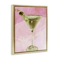 thumbnail image 4 of Stupell Industries Slightly Dirty Martini Food & Beverage Painting Gold Floater Framed Canvas Art Print Wall Art, 25 x 31, 4 of 10