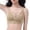 Khaki, variant on Large Size Comfortable Breathable Underwear Smooth Bra Women's Strapless Bra