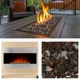 thumbnail image 6 of Pure Garden 10lbs Fire Pit Glass - 1/2-Inch Glass Rocks, Amber, 6 of 10