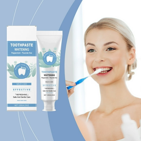 Whitening Hydroxyapatite Toothpaste with Xylitol - Remineralizing and Sensitivity Relief - Fluoride Free Toothpaste with Natural Ingredients - Remineralization Natural Toothpaste