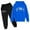 Blue, variant on shqvo LOS ANGLES Boys Sweatsuit Size 7-8 Tracksuit 2 Piece Sweat Suits Long Sleeve Solid Color Kids Sweat Set Hooded Sweatshirt and Jogging Pant Kids Outfits