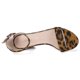 thumbnail image 4 of Sandalias Talón De Bloque Correa Impresa Del Tobillo Punta Abierta Para Mujer Leopardo Marrón 43 EU, 4 of 7