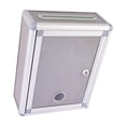 thumbnail image 1 of ZheElen Mailbox Wall Mounted Drop Box With Key Lock Multifunctional Organizer Donations Suggestions Checkout Key Drop Collection Top Slot 21x9.5x28cm, 1 of 6