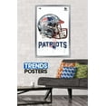 thumbnail image 3 of NFL New England Patriots - Drip Helmet 20 Wall Poster, 22.375" x 34", Framed, 3 of 3