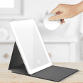 thumbnail image 6 of Conair LED Lighted Tablet Mirror 1x/5x Magnification Spot Mirror, Free Standing White BERC20, 6 of 8