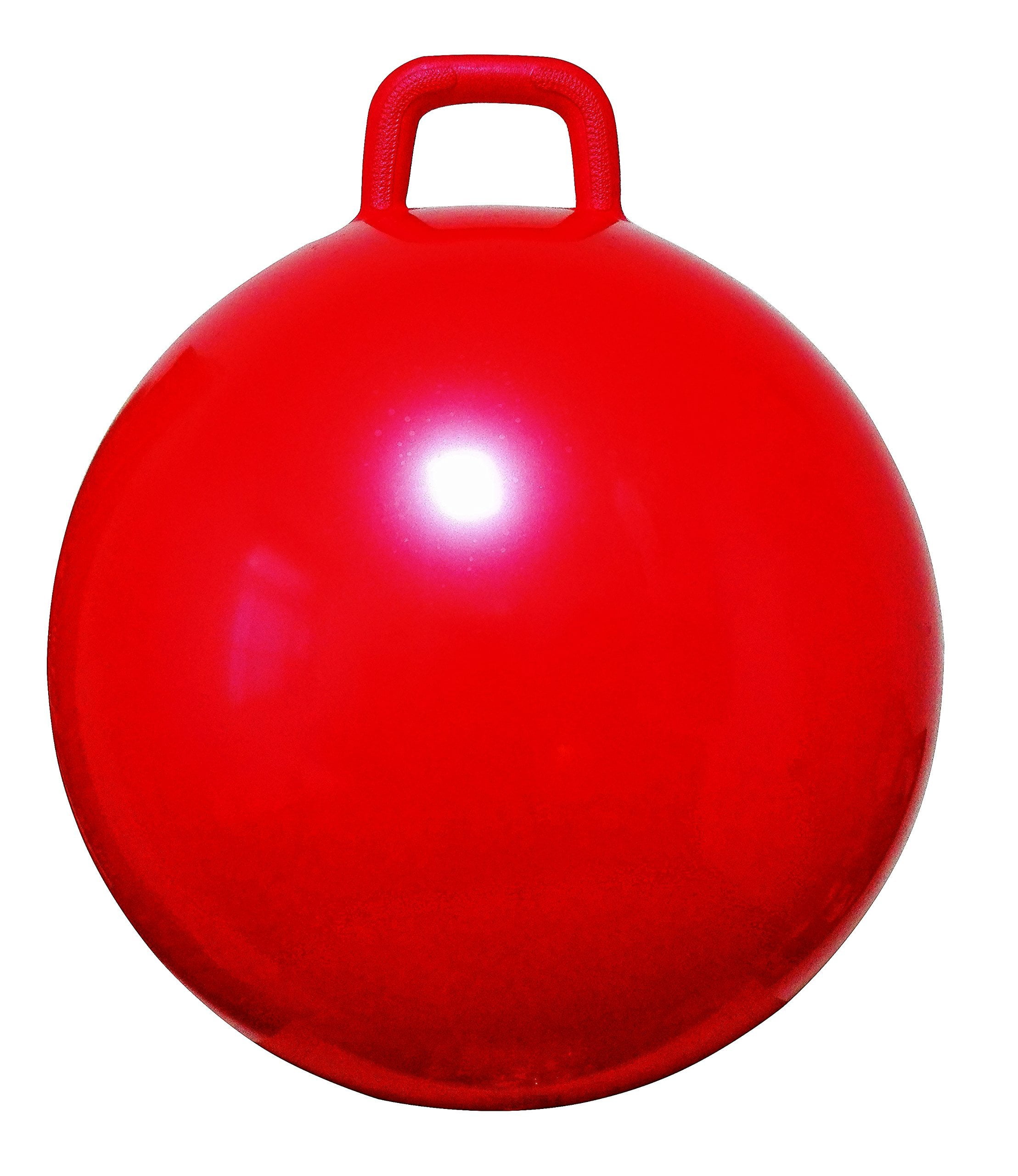 Hoppity Hop Jumping Ball Sit and Bounce Kangaroo Bouncer Hop Ball AppleRound Space Hopper Ball with Air Pump: 28in/70cm Diameter for Ages 13 and Up 