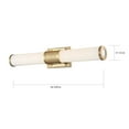 thumbnail image 3 of Nuvo Lighting - Caper - 24 Inch 26W 1 LED Bath Vanity, 3 of 9