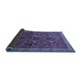 thumbnail image 2 of Ahgly Company Indoor Round Persian Blue Traditional Area Rugs, 4' Round, 2 of 4