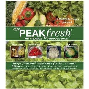 Peak Fresh Re Usable Produce Bags Set Of Two 20 Total