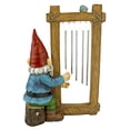 thumbnail image 6 of Design Toscano Ringing His Chimes Garden Gnome Statue, 6 of 8