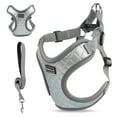 thumbnail image 4 of PcEoTllar Dog Harness and Leash Combo, Escape Proof No Pull Vest Harness, Step-in Reflective Adjustable Soft Padded Pet Harness for Small to Large Dogs, Gray XS, 4 of 12