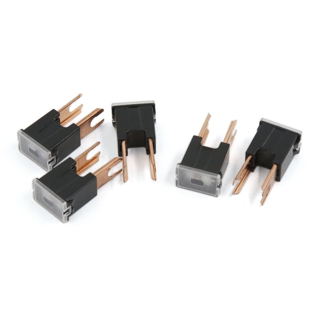 -5pcs 32V 80A 2Terminales plug-in tipo macho PAL Auto Link Fusible Negro