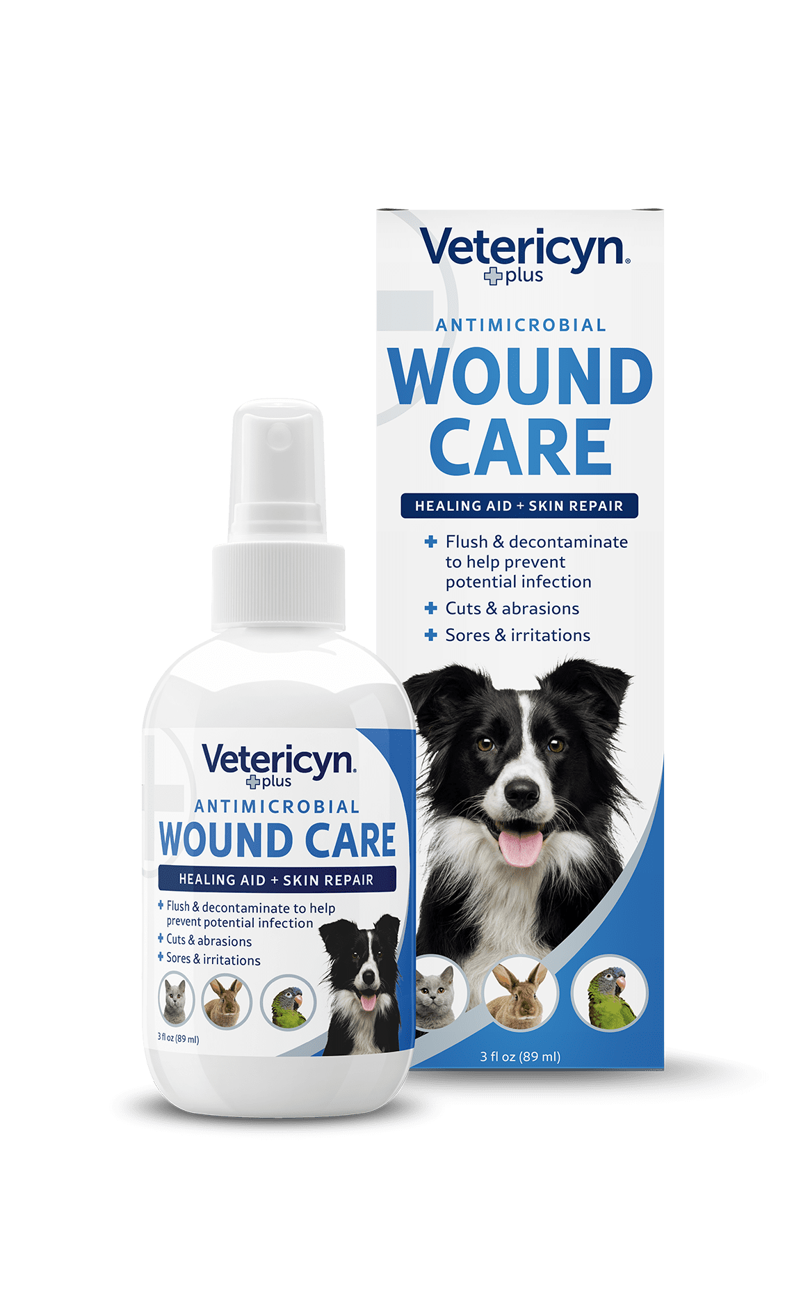 Vetericyn Plus Dog Wound Care Spray, 3ounce