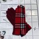 thumbnail image 1 of Guantes de montar de invierno para mujer, guantes de lana a cuadros, guantes cálidos para exteriores, guantes deportivos con pantalla táctil engrosados, 1 of 6