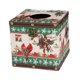 thumbnail image 5 of Caja de Pañuelos Navideña, Dispensador de Pañuelos, Soporte de Pañuelos Ligero Retro, Caja de Almacenamiento de Servilletas para Sala de Estar, Navida Pájaro rojo, 5 of 8