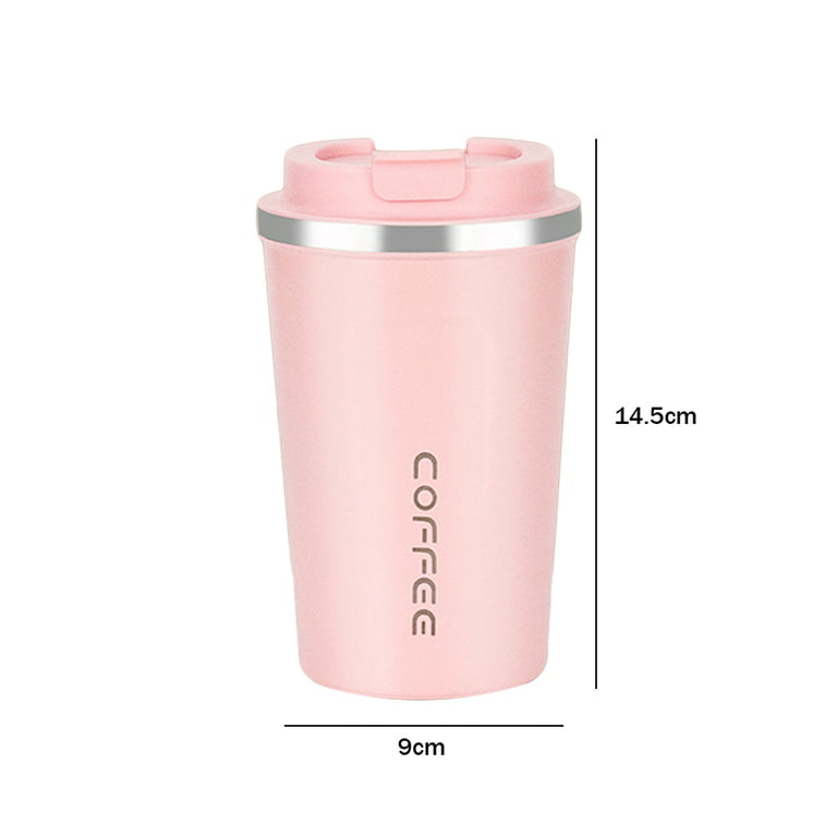 500ml Insulated Travel Coffee Cup Double Wall Leak-Proof Thermos