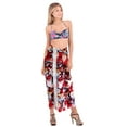 thumbnail image 3 of HAPPY BAY Women's Beachwear Summer Beach Wrap Bikini Wraps Sarong Swimwear Swim Cover up Skirt Swimsuit Pareo Coverups for Women One Size Red_S401, 3 of 3