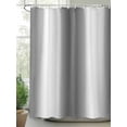 thumbnail image 2 of Fsddascl Gray White Ombre Shower Curtain Set - 66" x 72" Washable Bathtub Curtain with 12 Hooks, Greyish Gradient Minimalist Aesthetic Waterproof Fabric Stall Shower Curtains for Bathroom/Bathtub, 2 of 6