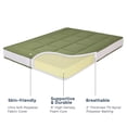 thumbnail image 6 of MAXYOYO 8 inch Futon Mattress,Super Thick Floor Mattress Japanese Futon Bed,Green,Queen, 6 of 8