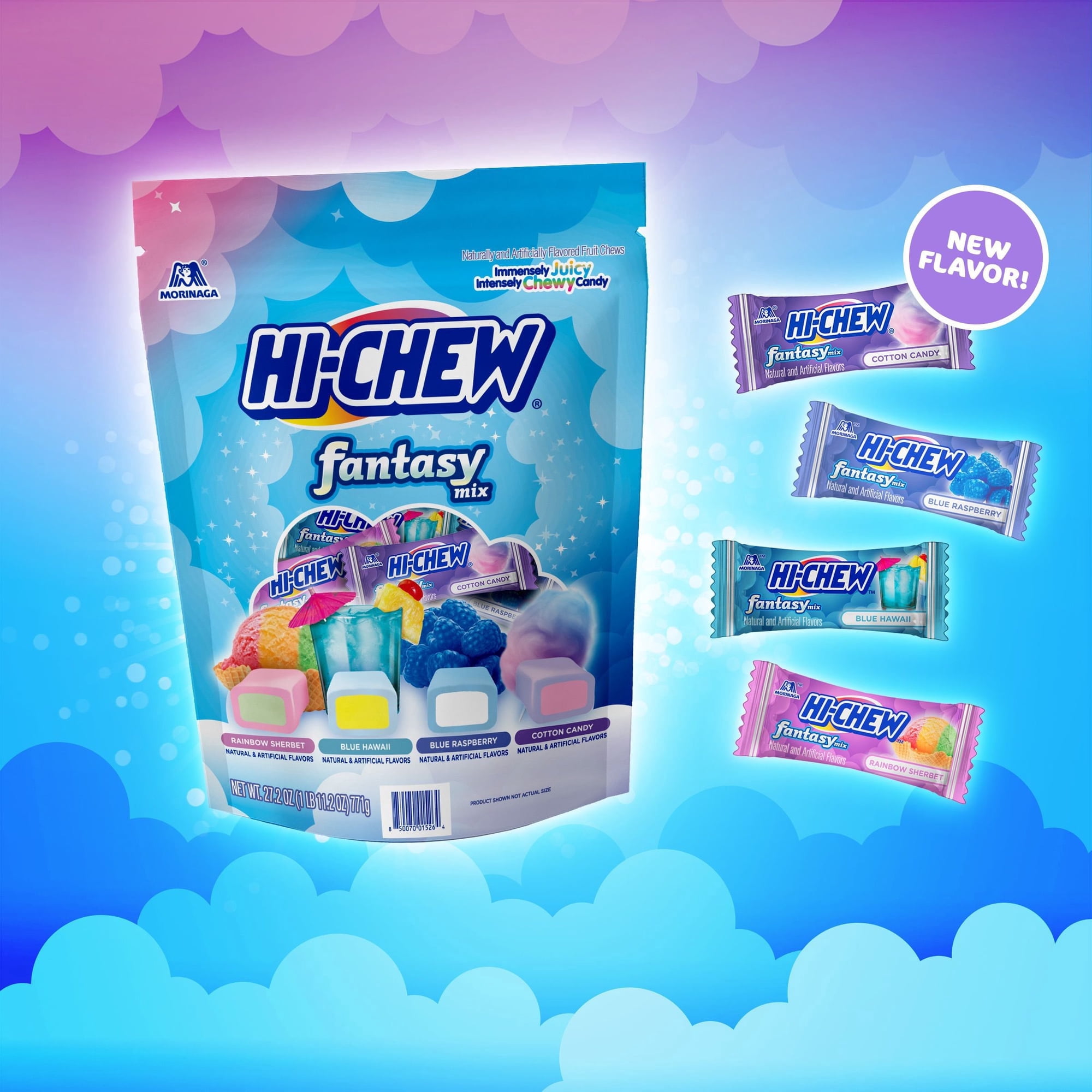 HI-CHEW Fantasy Mix Variety Pack Chewy Candy, 27.2 oz.