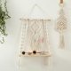 thumbnail image 4 of Estante colgante de pared estilo boho macramé, estantes flotantes, organizador de algodón para manualidades Estilo E, 4 of 9
