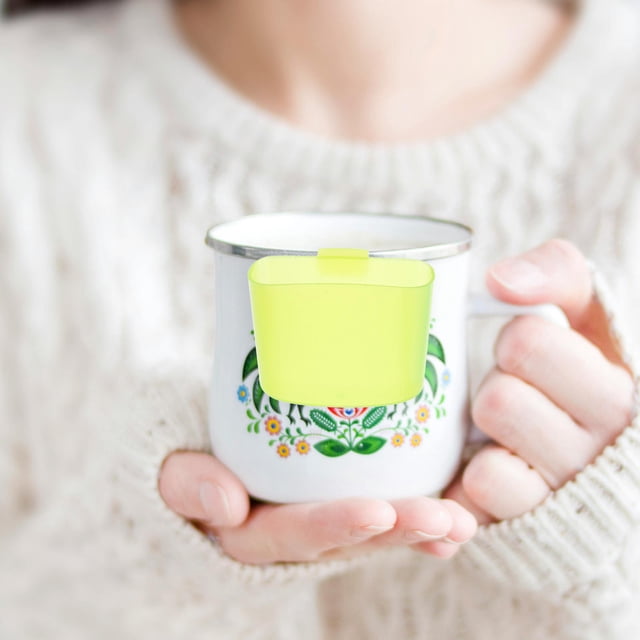 unbranded 4Ud Portateabolsas Con Gancho Para Taza Color Surtido Para Guardar Galletas Y Bolsas De Té