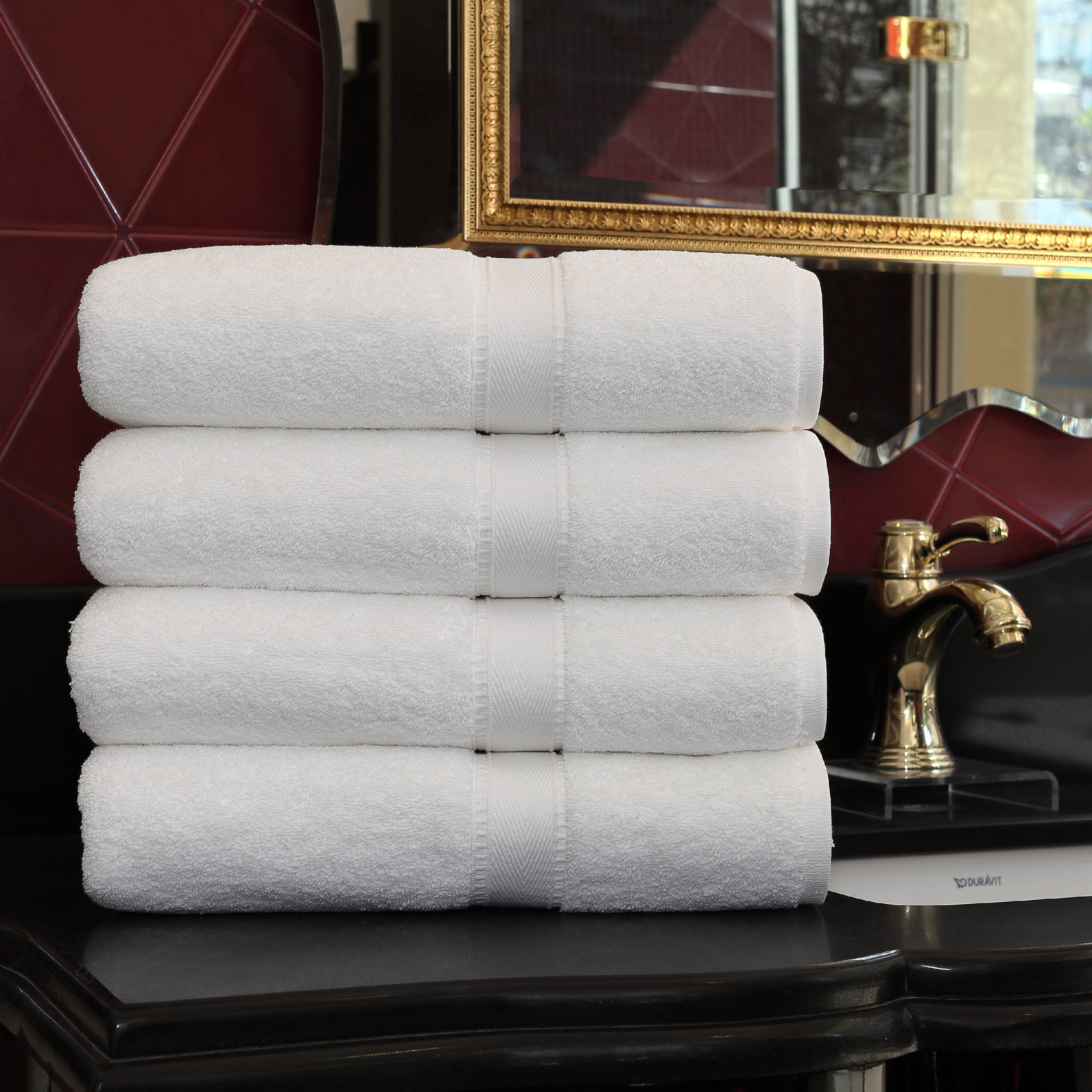 Linum Home Textiles Terry Bath Towels (Set of 4)