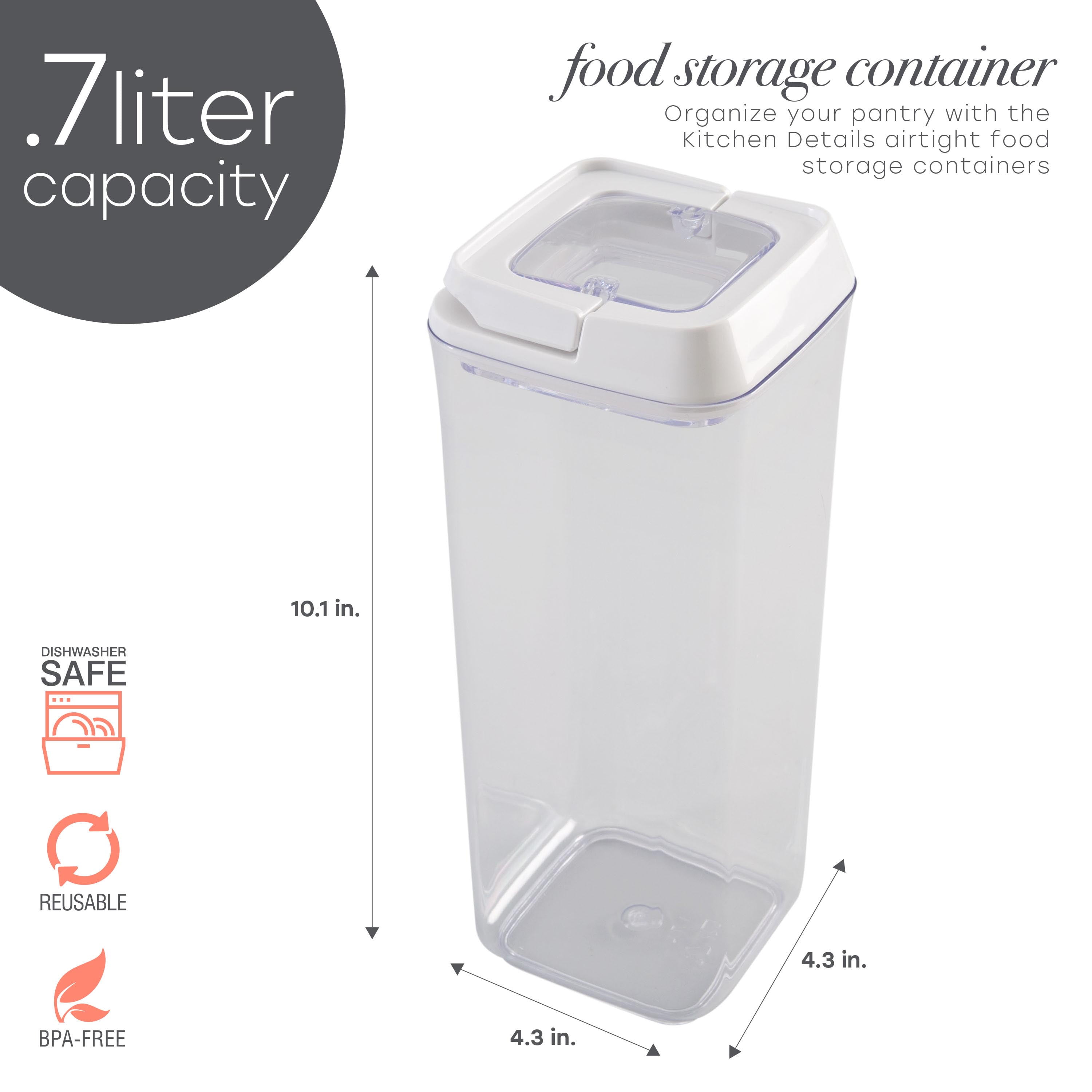 Kitchen Details -Gallon Plastic Bpa-free Reusable Food Storage