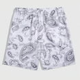 thumbnail image 5 of Beach Shorts for Men 2026 Summer Casual Loose Fit Elastic Waist Straight Leg Floral Printed Cool Shorts with Pockets, 5 of 5