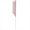 rose red, variant on Professional Steel Needle Tail Comb For Sectioning And Styling With Comfortable Handle Fashionable Hair Tool