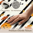 thumbnail image 6 of ODIKA Halloween Ghost Striped Pumpkin Border Welcome Fallc Door Doormat for Playroom, Bedroom, Reading Nook, Pet Friendly & Kids Safe Play, 6 of 7