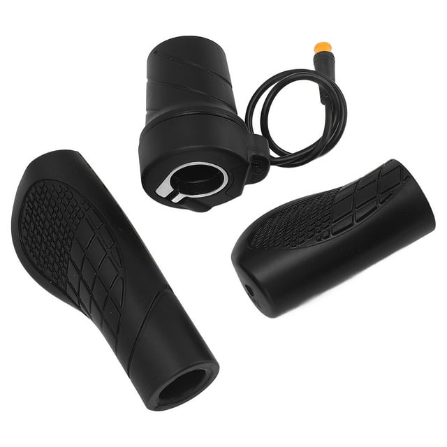 Throttle for Electric Bicycle, Prevent Slip Rubber, Universal Bike Grip, Easy Installation, Precise Control