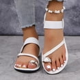 thumbnail image 5 of Bibifish Womens Flat Sandals Minimalist Thong Elastic Slingback Thin Strap Flat Sandals Ladies Summer Street Casual Wear Flat Sandals, 5 of 6