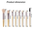 thumbnail image 2 of Makeup Brushes,Makeup Brush Set, 8 PCS Travel Make Up Brush Kit Mini,Cosmetic Brushes for Face Foundation Blush Eye Shadow (Pink), 2 of 14