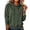 Army Green, variant on Maplenight Waffle Hoodies for Women Drawstring Long Sleeve Pullover Sweatshirt Top Fall Casual Hoodies with Pocket