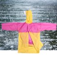 thumbnail image 4 of Mochila escolar unisex para niños y conjunto impermeable de PVC impermeable, diseño moderno para aventuras al aire libre, color amarillo y rojo, 4 of 8